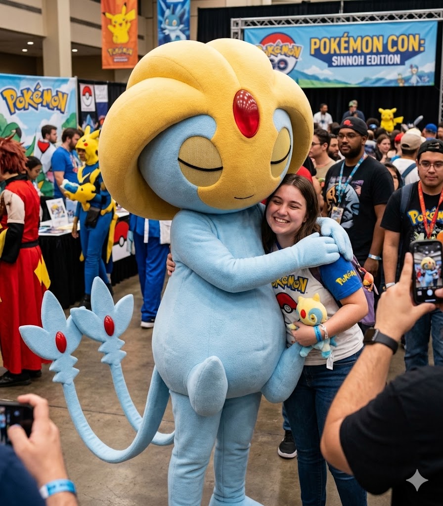 ChaoemperorC's tweet photo. A random meet and greet hug with Uxie as the costumed character mascot.

#uxie #pokemon #mascot #mascotcostume #hug #meetandgreet https://t.co/ioT5jAIj1P