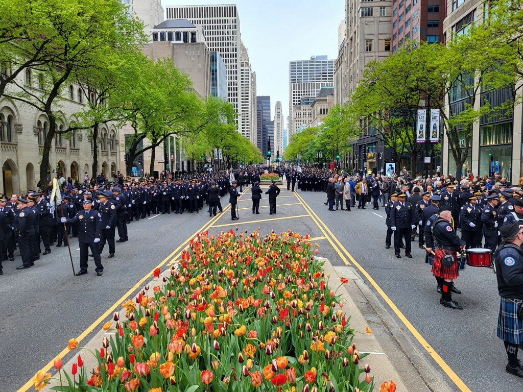 TAhern_'s tweet image. 94th Annual St. Jude Police Memorial March @cpdmemorial #NeverForget #ChicagoPolice