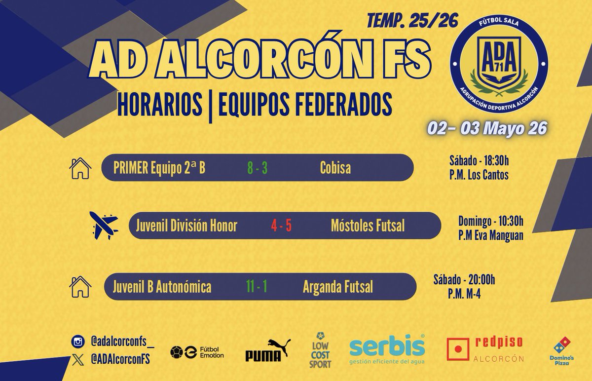 AD Alcorcón FS 2025 / 2026 tweet media