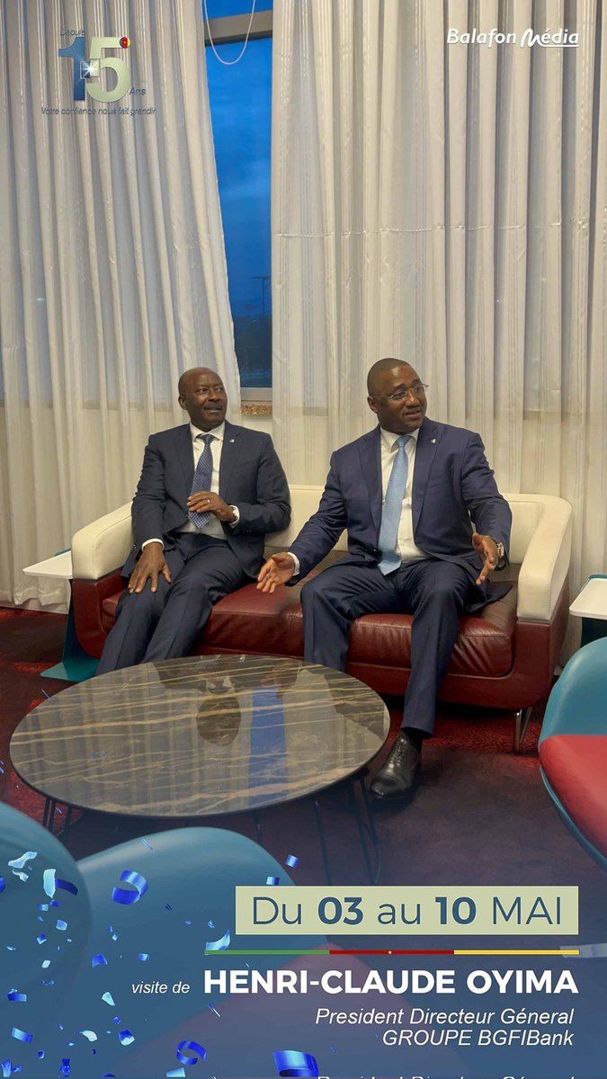 radio_balafon's tweet photo. 📍 Accueil du PDG du Groupe BGFIBank à l’aéroport de Yaoundé - Nsimalen dans le cadre des 15 ans de BGFIBank Cameroun .

Un moment fort qui lance une semaine riche en activités.

👉 Quelques images cet accueil.

@BgfiBankCameroun
#BGFIBank #BalafonMedia #15ans #Cameroun #Yaounde https://t.co/yPGrpV5pHa