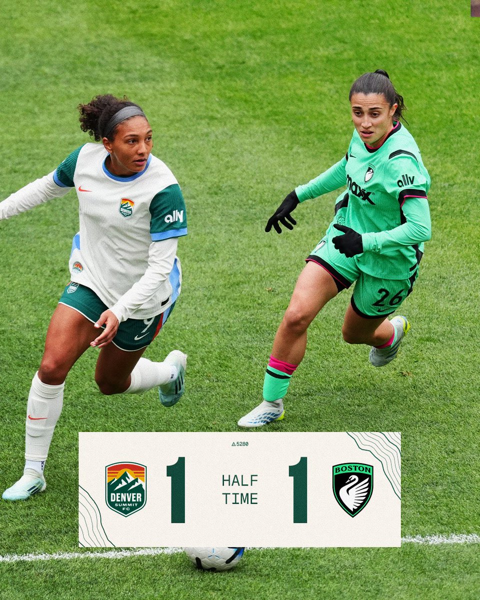 denversummitfc's tweet photo. Everything even at half. https://t.co/MwWtKEtuNA