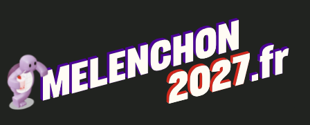 Jean-Luc Mélenchon's new 2027 presidential logo.

Like a turtle, slow but steady wins the race (with a strawberry milkshake).