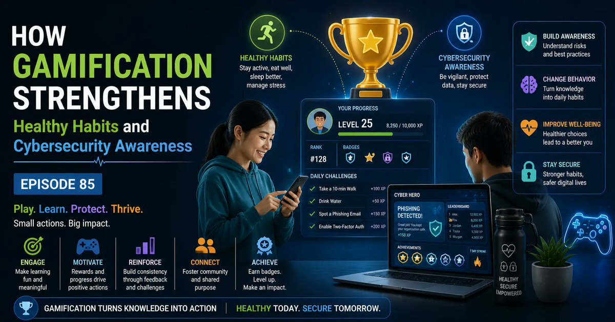 S_SecurityLife's tweet image. Gamification turns small actions into powerful habits—boosting health and cybersecurity awareness through engagement and rewards.
x.gd/iVR99

#Gamification #CyberSecurity #DigitalHealth #BehaviorChange