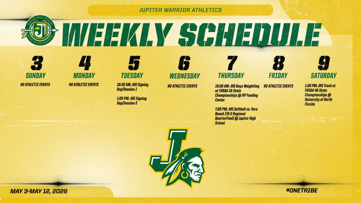 Jupiter HS Athletics tweet media
