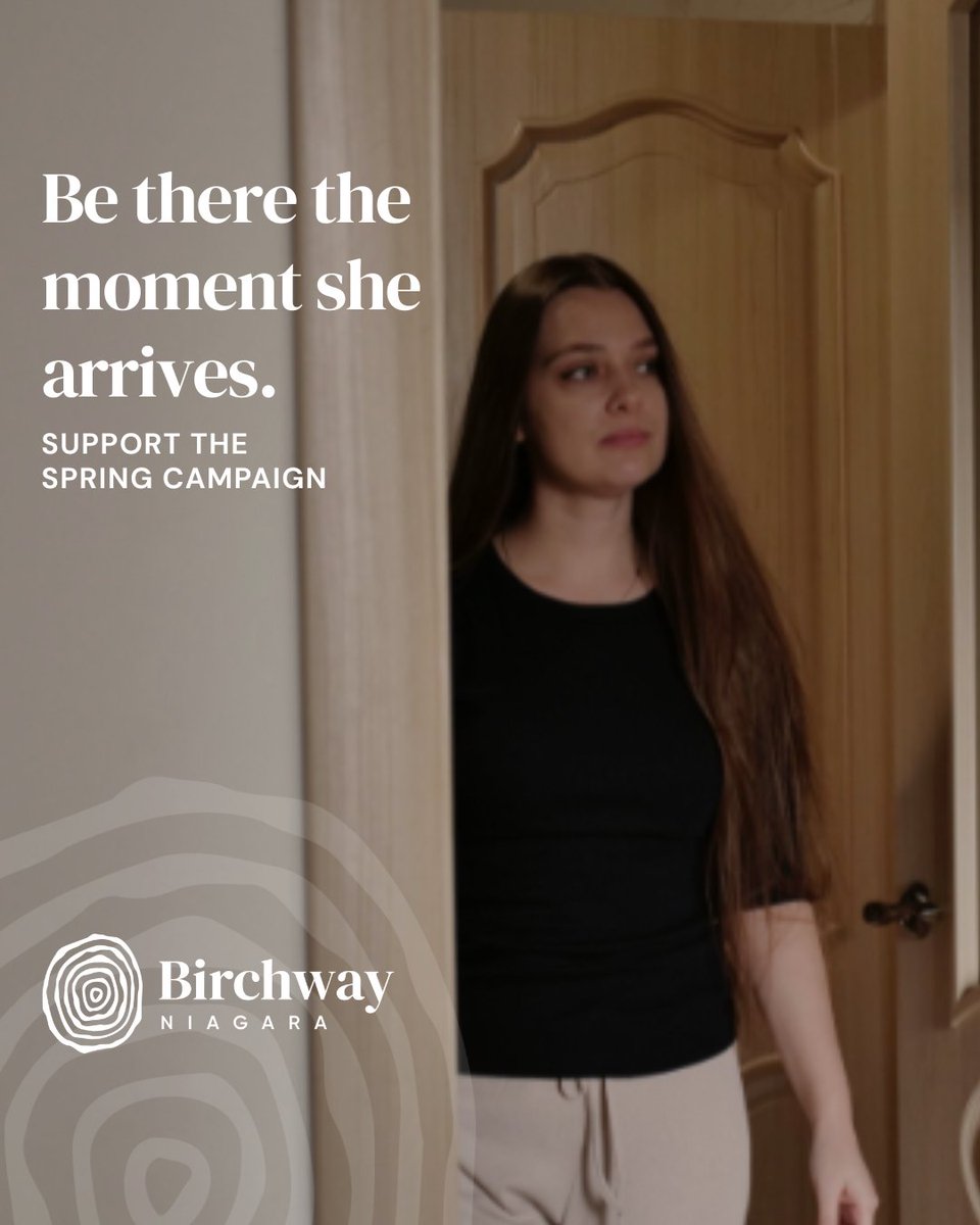 BirchwayNiagara's tweet photo. Because of you, when she walks through the door, she is met with safety, compassion, and a safe place to land.

Support Birchway Niagara’s Spring Campaign: https://t.co/zaU78ymi9F

#AlliedAgainstAbuse #SpringCampaign https://t.co/4GkAc0eT7p