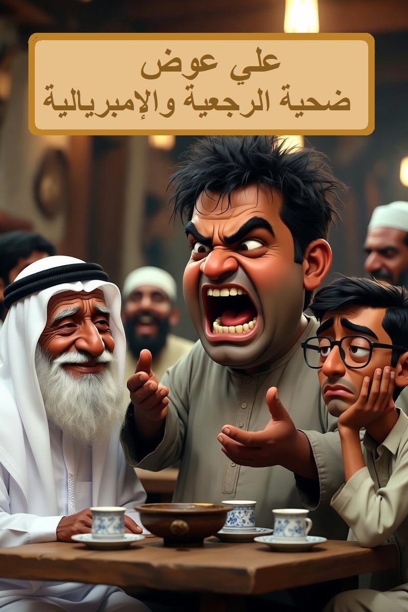 S_A_Alsulaiman's tweet photo. " علي عوض " ضحية الرجعية والإمبريالية

كان " علي عوض " متصلًا بالماضي أكثر مما يتصل بالحاضر. في رأسه مزيج غريب من الشعارات والبيا��ات والخطب الرنانة، كلها محفوظة بصوت واحد: مذيع قديم يصرخ «أيها المواطنون!» ثم يغرق في تصفيق مسجل. كان يعتقد أن الفكر لا يُنتج بالعقل والقراءة، بل يُذاع مرة كل مساء من مذياع يعمل بالبطاريات.

وهذا المنطق نفسه، مع مرور السنين وتطور التكنولوجيا، أنتج «" علي عوض " النسخة المحدثة»: أكثر صقلًا، أوسع انتشارًا، يستهلك ذات الآلية الاتهامية بالضبط (رجعي، عميل، خائن، يخدم الإمبريالية، يطبّع...)، لكنه الآن يتغذى من مذياع جديد لامع: تيك توك وتويتر وشاشات «المحور» الممولة، وخطب المقاومة اليومية التي تُبث على مدار الساعة.

كان إذا خالفه أحد، أخرج من جيبه قاموسه الشخصي الص��ير البالي: «هذا رجعي، وذاك إمبريالي، والثالث عميل للغرب»، وكأن هذه الكلمات شتائم جاهزة أكثر منها توصيفًا فكريًا. يجلس في المقهى الشعبي كل مساء يلقي محاضراته العنترية على مجموعة من السامعين الذين ينقسمون بين ضاحكٍ ومتحسرٍ ومتسلٍّ.

ذات يوم جاءه الشيخ أبو سعود، الحكيم الذي يعتبر مرجعا لأهل الحي كبيرهم وصغيرهم. قال له بلطف مشوب بالحكمة:

«يا " علي عوض "، العلم لا يؤخذ من المذياع ولا من دفاتر الصدأ، بل من العقل والرؤية والنقاش الحر. دع عنك الشعارات، واقرأ ما يقوله العلماء لا ما صاحت به الإذاعات.»

هزّ ع" علي عوض " رأسه بعناد مثير للشفقة، وقال مبتسمًا بثقة المضلَّل:

«يا شيخ، أنت رجعي للأسف، ومن ال��اضح أنك لا تفهم خطر الإمبريالية على وعينا الجمعي!»

ابتسم الشيخ ابتسامة حزينة، وأدرك أن الحديث معه يشبه محاولة إقناع جدار بأن يفكر. وفي زاوية المجلس كان يجلس ماجد، الشاب الجامعي، يراقب الحوار بشيء من الأسى. فقال في هدوء ساخر:

«يا شيخنا العزيز، لا تجهد نفسك. إنك كمن يرمي الدر أمام الخنازير. لقد أفسد الإعلام جيلاً بكامله، وما أفسده الدهر لا يصلحه العطار، ولا حتى الحكيم أبو سعود.»

ضحك الجميع، إلا " علي عوض " الذي ظل يؤكد بجدية أن ضحكهم دليل واضح على اختراق الرجعية للمقهى الشعبي.

عاد " علي عوض " إلى مقعده، أمسك بموبايله بقوة، رفع صوته قليلاً، وفتح تيك توك على أحدث فيديو لـ«خطب المقاومة»، مطمئنًا تمامًا أن العالم ما زال كما تركه... مزيفًا بما يكفي ليصدقه.