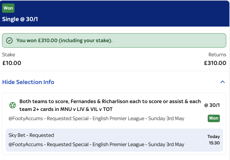 Footy Accumulators tweet media