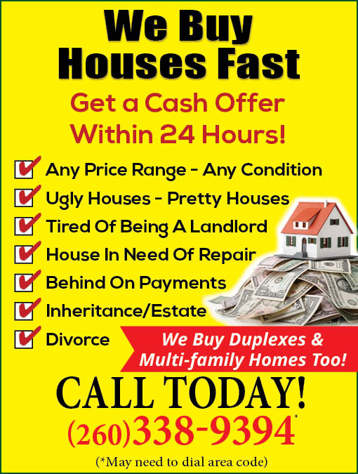 Receive a cash offer in less than 24 hours!
