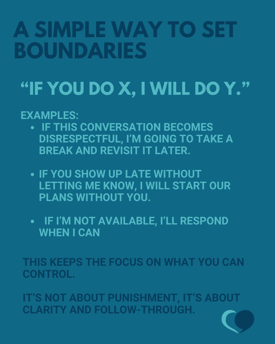 ContactListens's tweet photo. Setting boundaries can feel uncomfortable, but it’s one of the most important ways we take care of ourselves. https://t.co/VGl6g84KM7