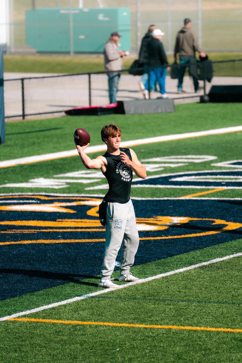 CruzBradeen's tweet photo. Grateful for the opportunity to compete and learn at the WSFCA Eastern Washington Showcase!Appreciate all the coaches and organizers last weekend! Great experience getting better at the QB position. Excited to keep working! #QB #WSFCA #Football

@MtSpokaneFB @CoachK_Mac @BallAtTheBeach @CoachFisk @CoachAnderson_M @CoachBestEWU @CoachShoeUI @Coach_Hauck @ArneFerguson @CoachKyleSamson @SunilSportsNews @EvansRankings @coachbradycrane @CoachTorg13 @CoachTPurcell @FishbackMiles @CoachPfanny @CoachBroderickT @AndrewNemec @FBCoachLarson @CoachJMay @CoachG_Simpson @CoachBruneyW_U @GoMVB @WashingtonPreps @ronwhitcomb @JordanJ_  @One11Recruiting @TopPreps @EvansRankings @MtSpokaneFB @CoachWhite49 @Gards22 @dfigs6 @TerryCloer @zachjohnson2210 @GregPeach90 @oglesbee41377 @CoachDougBrady