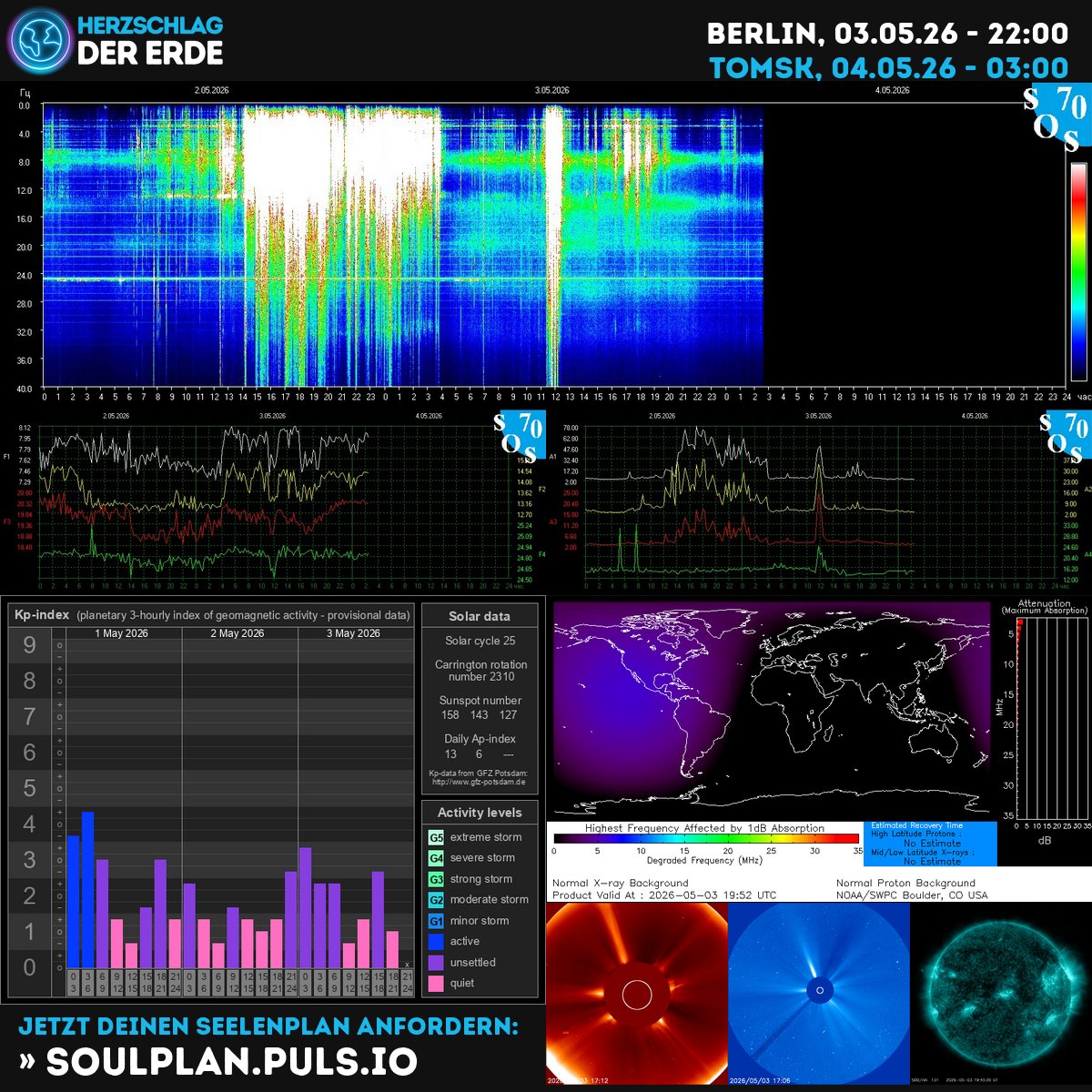 SchumannBotDE's tweet image. 🌍✨ Cosmic waves are dancing today! The Earth's heartbeat carries powerful energy - tune in, ground yourself &amp;amp; feel the shift. 💫 #Schumann #CosmicEnergy #Awakening kompass.herzschlag-der-erde.de