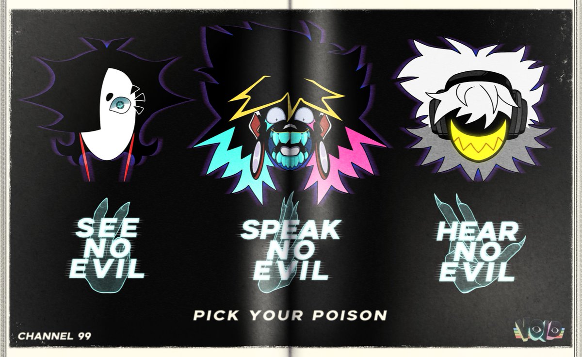 voidtaffy's tweet image. Pick Your Poison- ☠️📺
and tune into IEB Public Access Television - Channel 99.

(Who's approving these?)

#vtuber #illustration #art #oc #digitalart