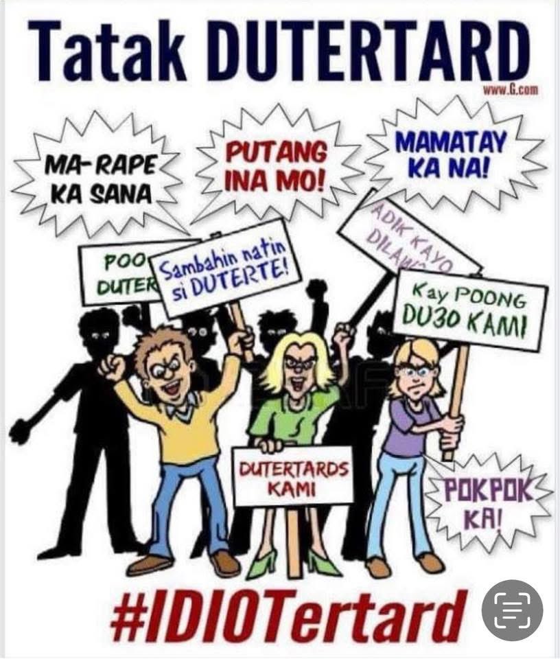 Comstantine22's tweet photo. @kakamputa07 @tripwire_analog FUCK Davao, Land of The EVIL  Duterte -DEMONYOterte and The Walking Brain Dead Dutaeng DDShits Dutertards Toxic Lunatic Fanatic Crazies Zombies! DEMONYOterte-DEMONYOtertards puro FAKE News,KaSinungalingan,,KaBOBOhan,KaTANGAhan,KaGAGOhan,KaBaBuyan, KaSamaan,NAKAWANatKaDemonyohan! https://t.co/KWInW34xLP