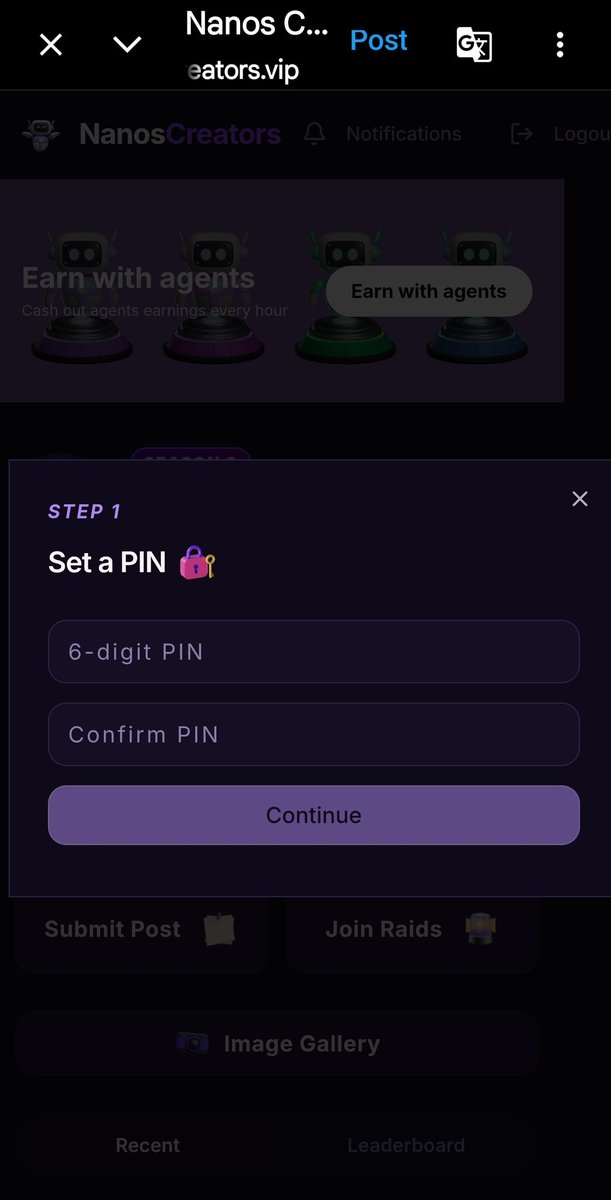 Neotikos's tweet photo. How to earn Sun on @NanosCreators is very simple.

I'll explain it step by step. For example: first, search for @NanosCreators, then follow them, and then click on the website address https://t.co/EpJ6G7HVg5. It will ask you to enter your account handle (e.g., @Neotikos). Click "Enter." Once you've logged in, your account must be verified. Click "Verify" and wait a day or more for your account to be registered. After that, share your first post, which has already been created by the @NanosCreators system. Create your PIN, and register your wallet address where you want to receive your income from Pot Creator as a promoter or Raider.