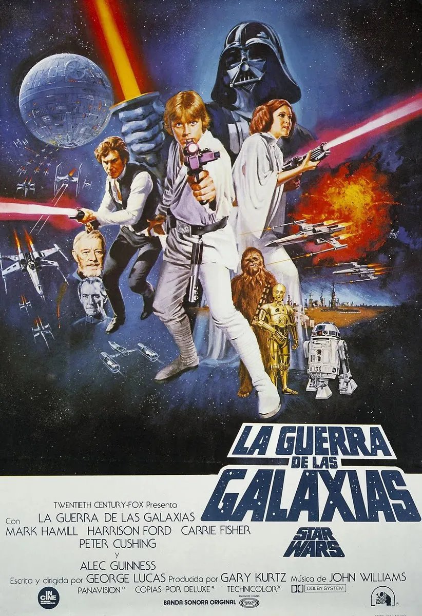 #FelizLunes!
Para celebrar el #StarWarsDay esta noche toca sesión de cine con la película #StarWars Episodio IV: Una nueva Esperanza y unas buenas palominas.
¡Os deseo un feliz #MayThe4thBeWithYou y que la fuerza os acompañe este #StarWarsDay2026!
atisal.com/tags/star-wars