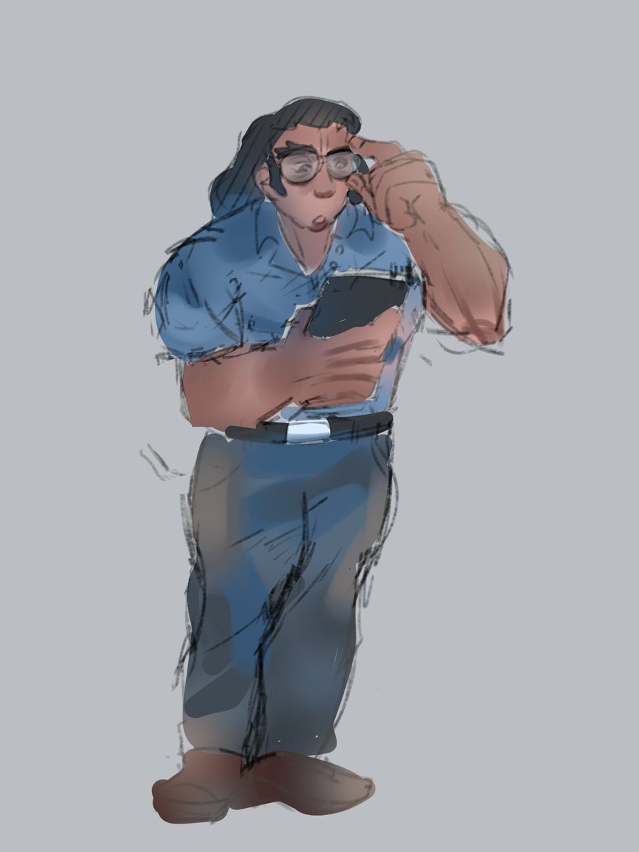 mai_waifu__'s tweet photo. I don't like my stiff poses. At least I saved proportions, it was far worse.
#Dispatch #Royd #RoydDispatch #sketch #art #fanart https://t.co/jAHNfq1Pmv