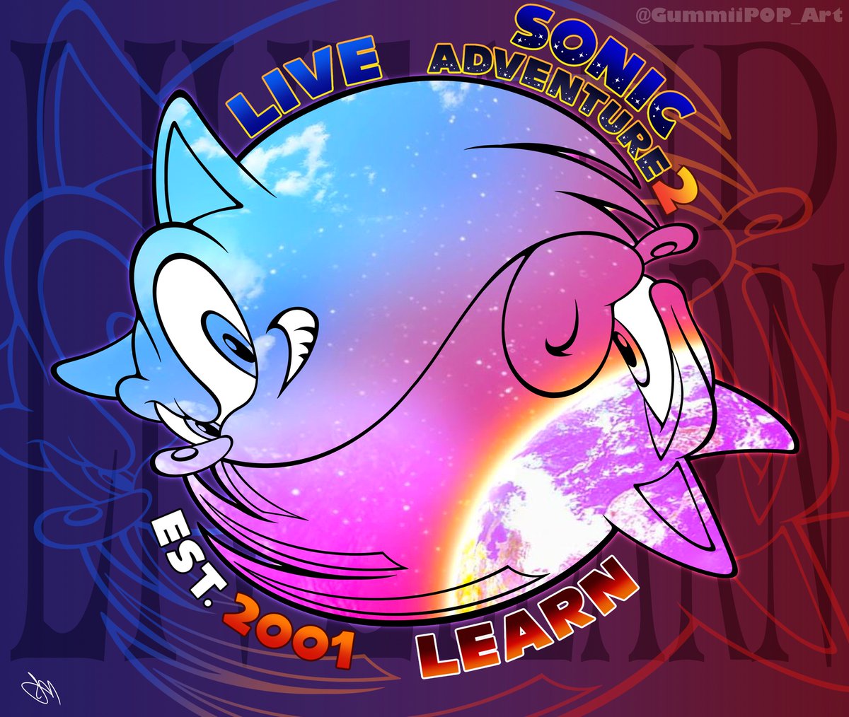 GummiiPOP_Art's tweet photo. ✨🔵⚫️ ~ [ L I V E &amp; L E A R N ] ~ 🔵⚫️✨

#SonicTheHedgehog | #ShadowTheHedegehog https://t.co/8uk30cgPjl