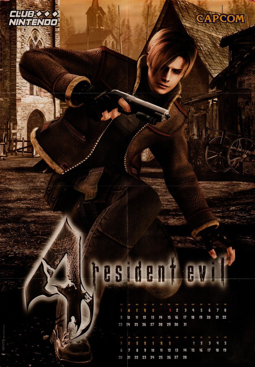 Resident Evil 4 (2005)
Club Nintendo Calendar