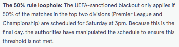 IngsterGrum's tweet photo. @PhilBlundell @Chase0753140841 @takingiteasy62 Had to study this intently, when involved in live streaming games previously - all comes down to this &amp; how many Prem/Champ games are scheduled away from 3pm.

Earlier rounds (3rd / 4th / 5th) of FA Cup &amp; Int weekends tend to be the same.

Keep up good work on the Wrap, Phil 👍 https://t.co/43qeSJd6sk