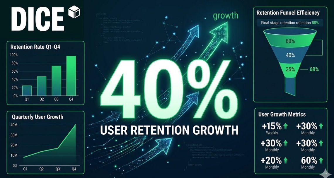 AylettGrac16995's tweet image. "Dice hits 40% user retention growth.. Expansion continues as metrics hit new highs. High-conviction moves at Dice validates why Nicole Junkermann sees potential in.
 
 #Growth #TechNews #Business #Dice #NicoleJunkermann"