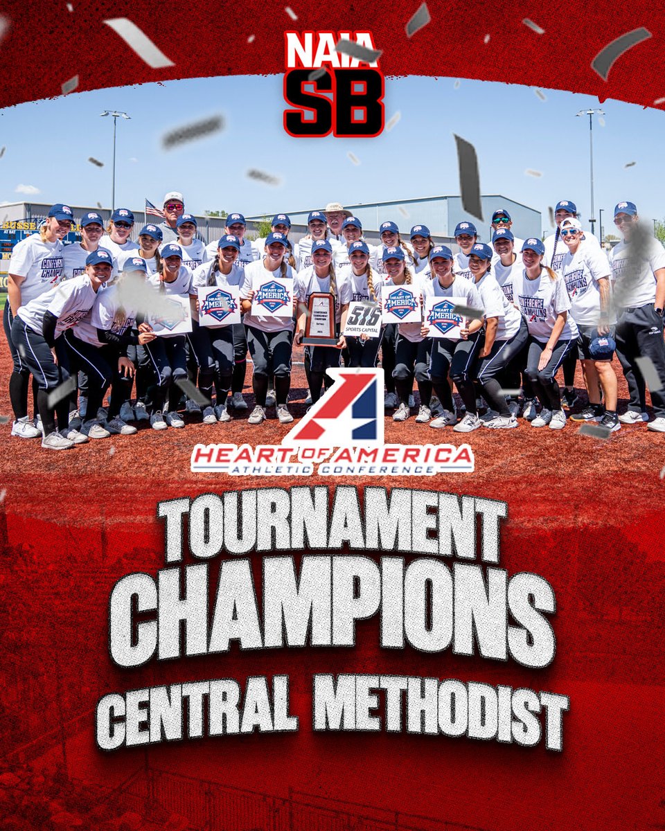 NAIASB_'s tweet image. Congratulations to the Central Methodist Eagles on winning the Heart of America tournament!! 
#GrowTheGame #TheRightWayToPlay