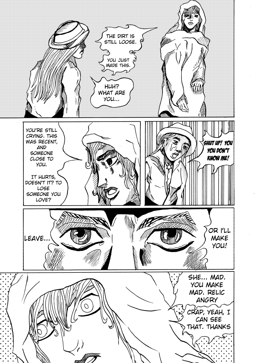 Steel_Thunder39's tweet image. Page 3 and 4 of my comic, Relics.

#webcomics #indiecomics #oneshotcomic