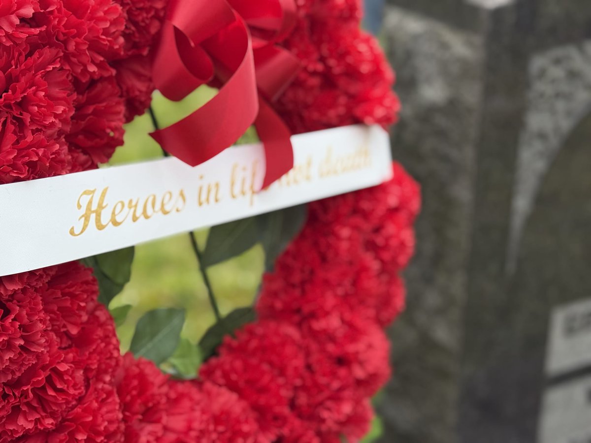 SarniaPolice's tweet photo. Today, on Police and Peace Officers’ Memorial Day, members of the Sarnia Police Service joined police services across Ontario in honouring and remembering the brave men and women who made the ultimate sacrifice in the line of duty.

This day serves as a reminder of the courage, commitment, and selflessness demonstrated by those who chose a profession dedicated to protecting others, often at great personal risk. 

It is a time to honour their service and ensure their legacy continues to live on within our organization and our community.

The Sarnia Police Service paid tribute to two of our own fallen officers, Constable Vanderveer and Constable Lewis, whose service and sacrifice will never be forgotten. 

We were honoured to share this meaningful moment with members of the Lewis family, whose presence made this tribute especially significant.

In addition, the Sarnia Police Service was proudly represented at the Provincial Police and Peace Officers’ Memorial Ceremony in Toronto, standing alongside colleagues from across Ontario in remembrance.

We will always remember those who gave everything in service to others. Heroes in life.