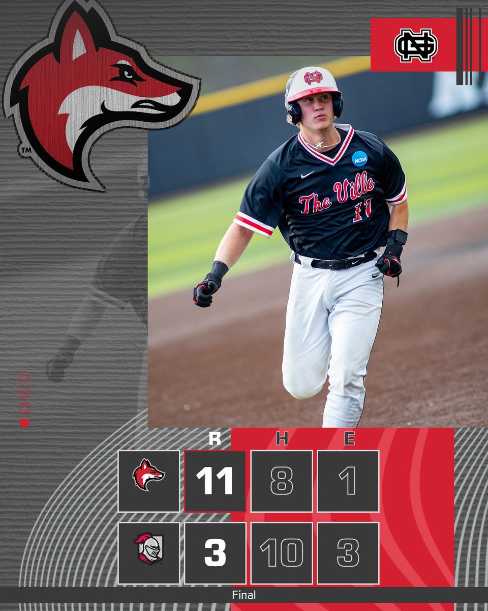NGUBaseball's tweet photo. Big first win! On to the championship against Young Harris.

#ForTheVille https://t.co/A1OhgbAU3b