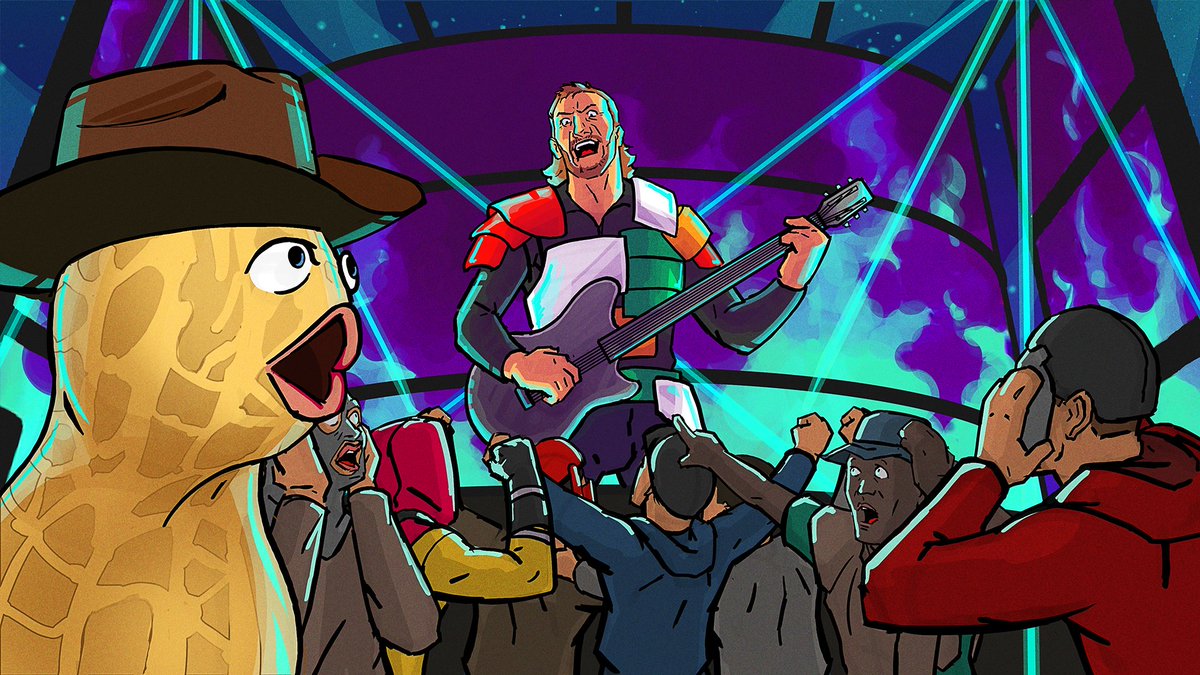 Soszynic's tweet photo. Quick turnaround thumbnail for @mrwobblesmusic's performance during the @theburntpeanut's Wasteland concert!

https://t.co/WpQsSdSuMa https://t.co/u66sfI82dh