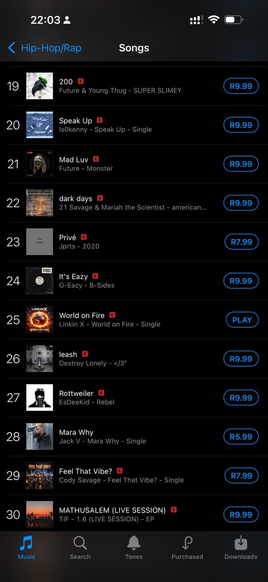LinkinX123's tweet image. We have reached number 25 on the South African Hip Hop charts on iTunes, courtesy of TuneCore XStreamMedia Xstream Record, marking a notable achievement for our new release as independent artists. #NewRelease #independentartist #TheMakhenes #Mélenchon2027