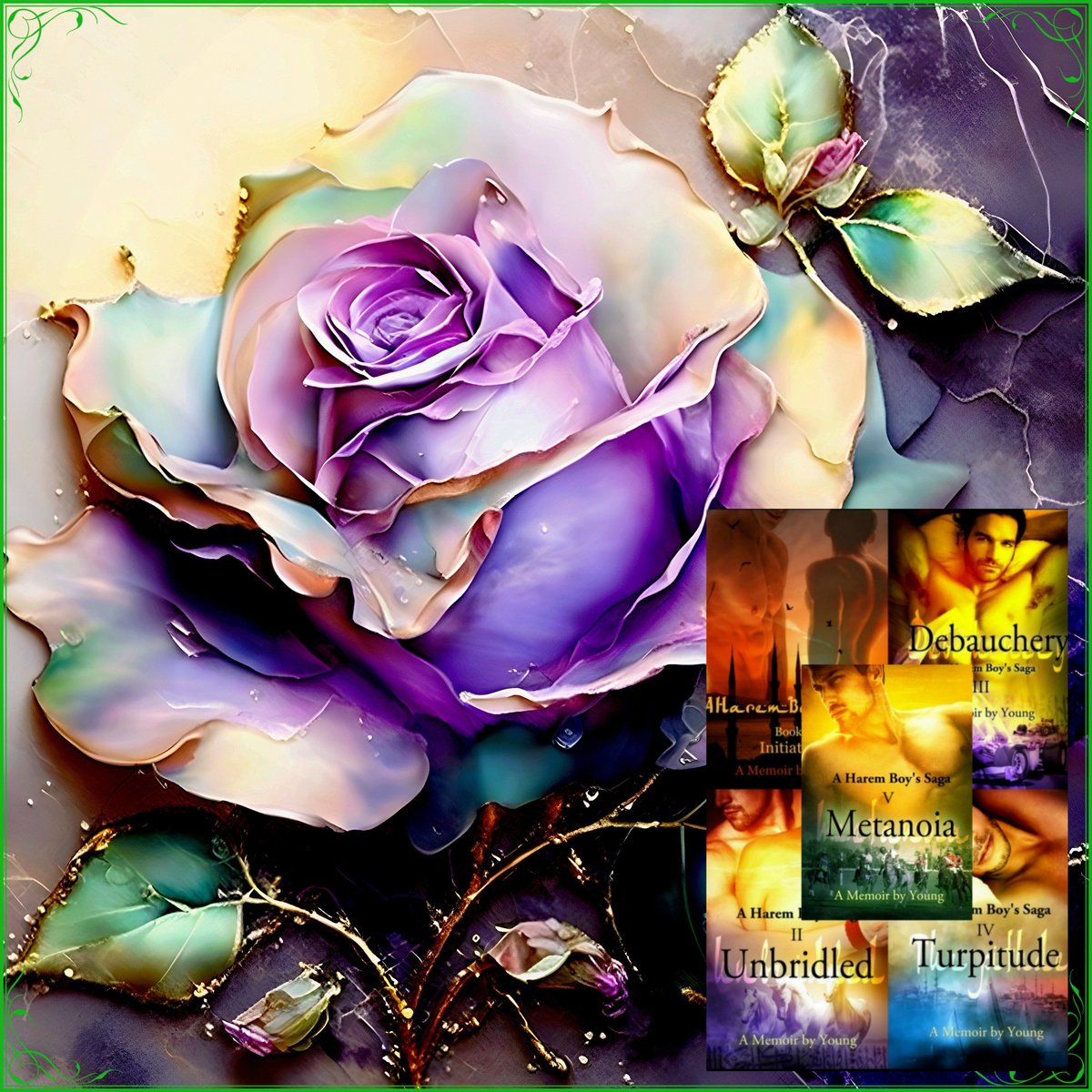 BernardFoo85867's tweet image. A Harem Boy's Saga: a memoir by Young (a 5-book series) amzn.to/1FMlHVY is a #lovestory between a young man and his chaperone while maneuvering through the mine-fields of a Middle Eastern harem in the mid-1960s.
#authorslife #paperback #Mustread
