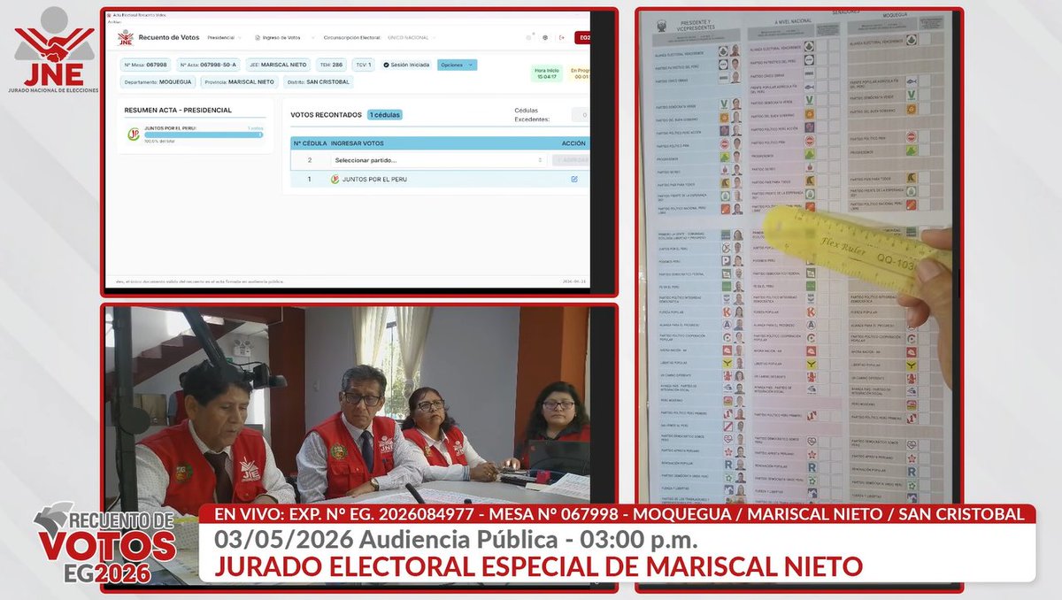JNE Perú tweet media