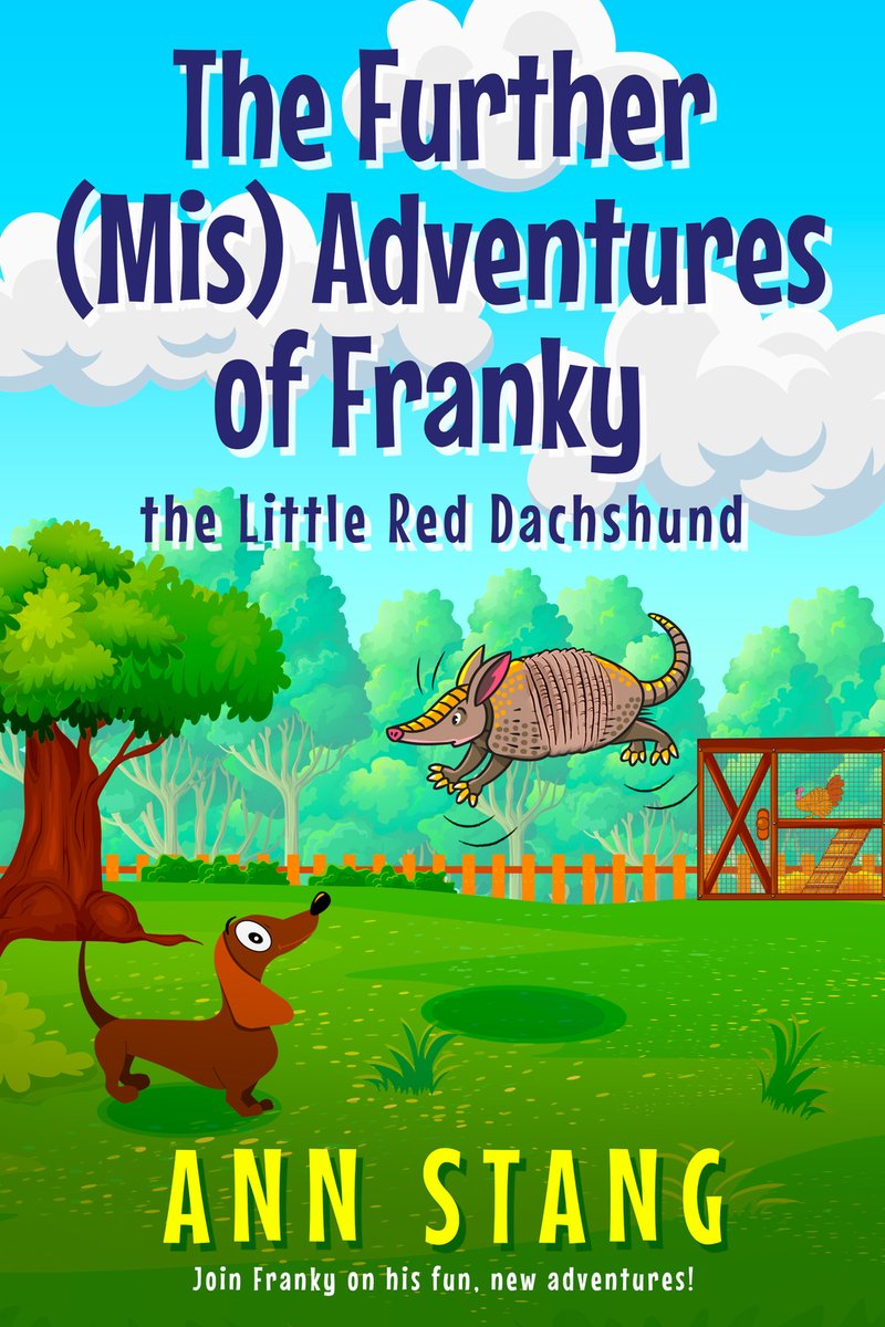 AnnStangAuthor1's tweet image. Join Franky the little red dachshund &amp;amp; his friends Nellie, Blackie the bear, &amp;amp; Hen-rietta the turkey on their fun adventures. Free on KU. #Christian #KidLit #ChildrensFiction #DogStory #AnimalFiction