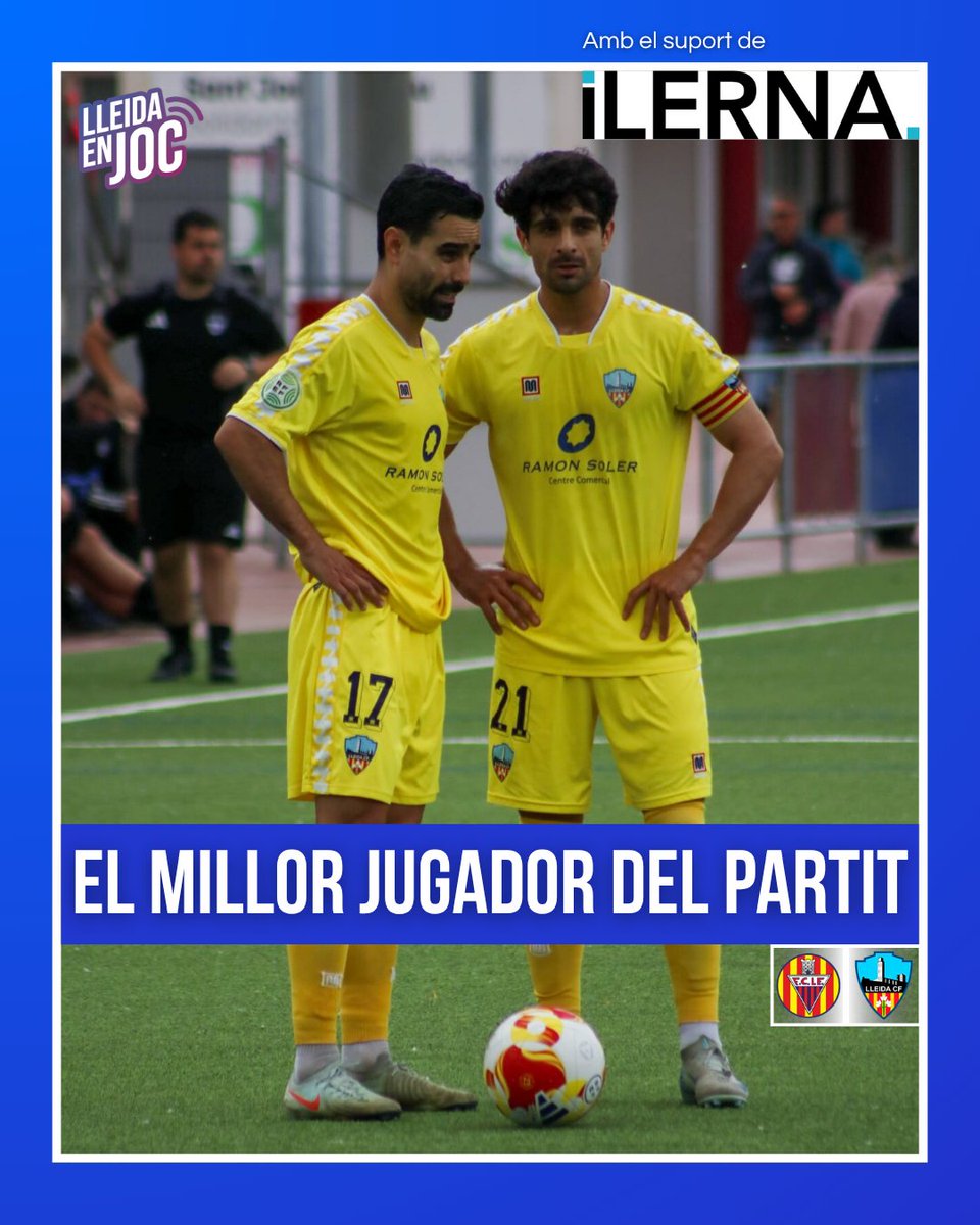 LleidaEnJoc's tweet photo. ⭐ Sasha, votat per #LleidaEnJoc com el millor jugador del partit!

⚽️ El capità avui del @LleidaCF ha estat el més actiu al centre del camp lleidatà!💪

🤝 amb el suport d'@ILERNAfp!

📸 @alex_samper2

#LEscalaLleida #LleidaEnJoc https://t.co/Goodh5YsdD
