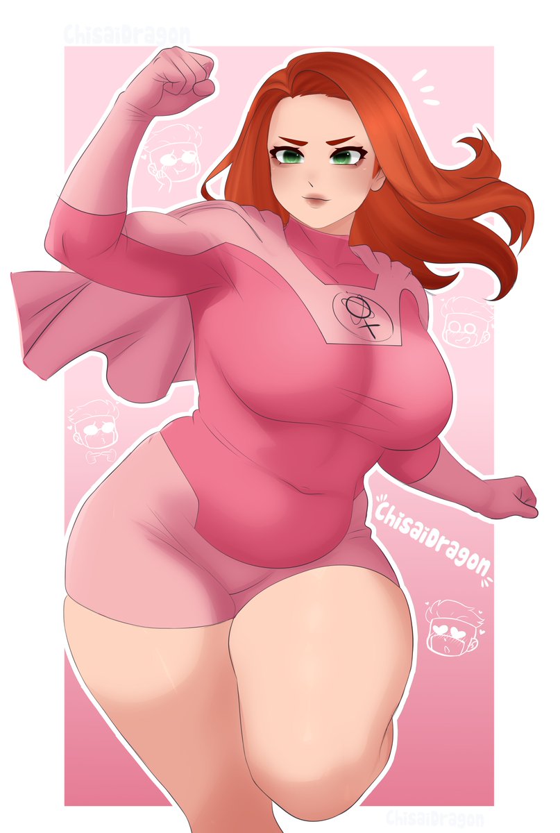 ChisaiDragon's tweet photo. i LOVE chubby Eve, my beloved 
#invencible #art https://t.co/tqCdOwd69L