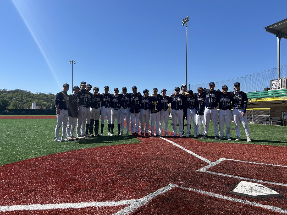 NCBA_Baseball's tweet photo. FINAL IN BUTLER!!!!
John Carroll University are your 2026 District III Champions!!!!! They have punched their ticket back to Butler!!!
#NCBA #ClubBaseball #DivisionIII #RoadToButler https://t.co/xc20pExDUx