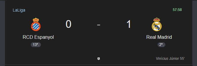 No me sorprende para nada lo del Espanyol 🫠 Imposible se quiera estas basuras le iban a sacar un empate.