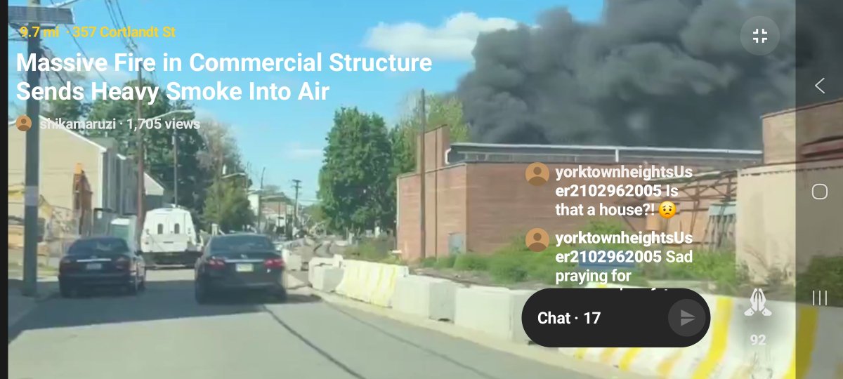 EmergencyStream's tweet image. 🚨 🔥 | NJ | Belleville | 8-alarm fire in a commercial bldg | #Watch: go.citizen.com/B6M5fT3EQ2b
#Listen: scannerradio.app/?l=ODQzNTk