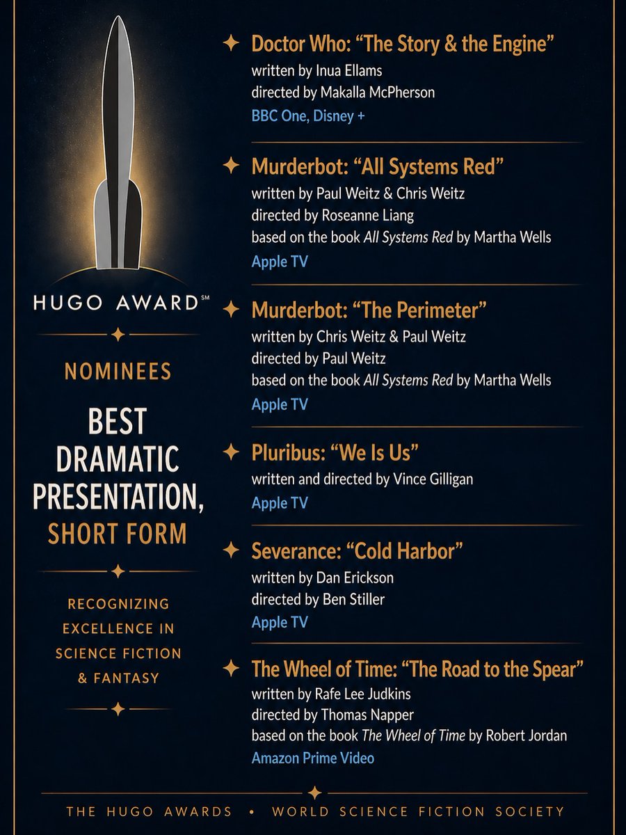 A new #SaveWOT campaign arrives. "The Road to the Spear" has been nominated for a Hugo Award. 
Go share &amp; vote for the episode

Keep sharing the savewot.c_o_m petition. We won't stop fighting for our show to come back!

To vote, link in comments👇

#TheWheelOfTime #WOT #HugoAward