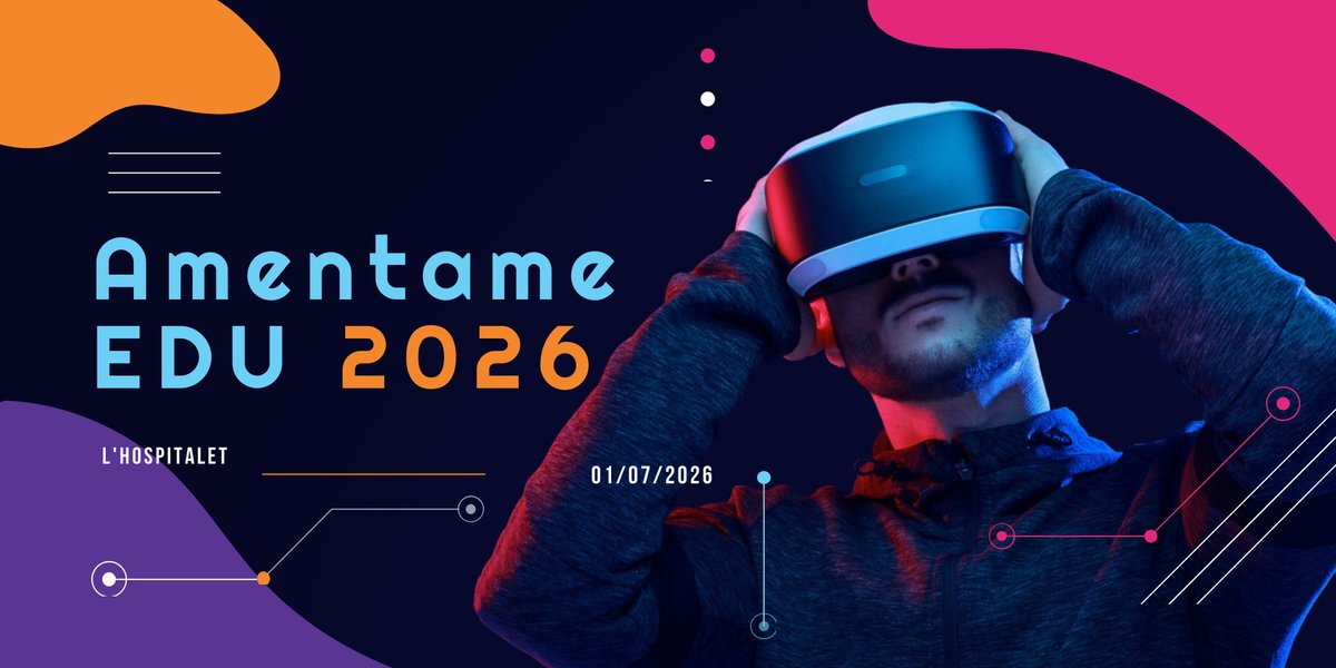 EspiralOdite's tweet photo. ¿Tienes un proyecto top de #RealidadAumentada o #IA en educación? 🤖🕶️
¡Preséntalo en #AumentaME 2026! @Ciberespiral lanza el Call for Papers para la gran cita del 1 de julio en #Florida60 (#LH).
📝 El formulario aquí: https://t.co/WDa6O3VOVP
#LH #EdTech https://t.co/mrgbHeis8k