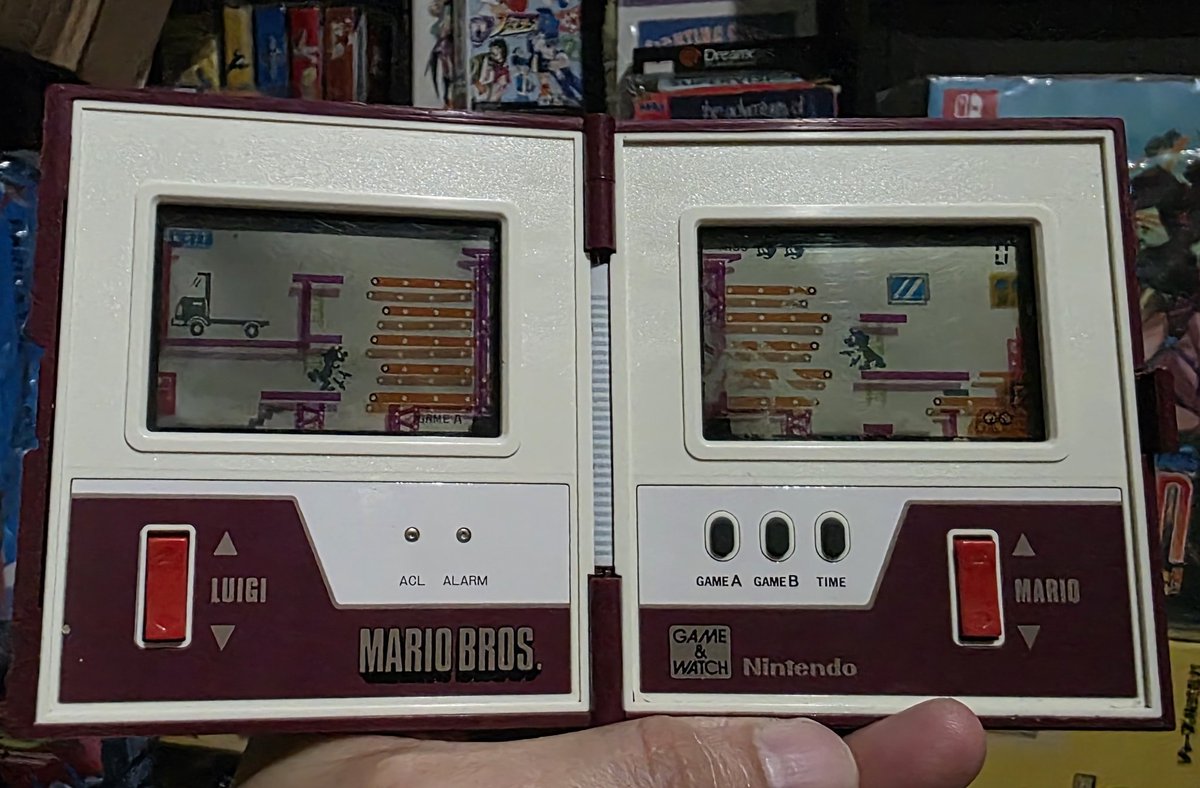defthead's tweet photo. The one and only Mario Bros Multi-Screen Game&amp; Watch a true classic 
___________
#mariobros #gameandwatch #multiscreen #nintendo  #videogame https://t.co/P5udyU69bs