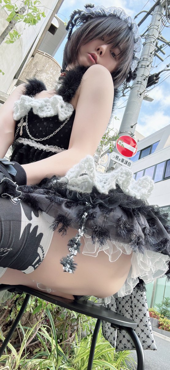 prdtrt_shop's tweet photo. 「ヒロイン日和。」にておばけてんしさんの衣装をお借りしたよ♪自撮りのプロうしじまいい肉の本日の勇姿に刮目せよっ https://t.co/OICWLZlXEP