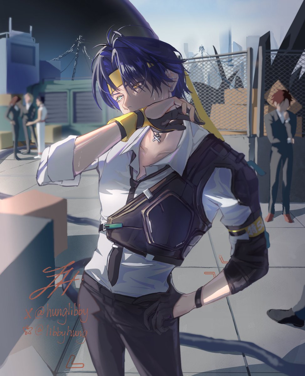 hung_libby's tweet photo. 出勤

#ZenlessZoneZero #zzzerofanart #Harumasa #ゼンゼロ #悠真 https://t.co/WSXpV4ZpTi