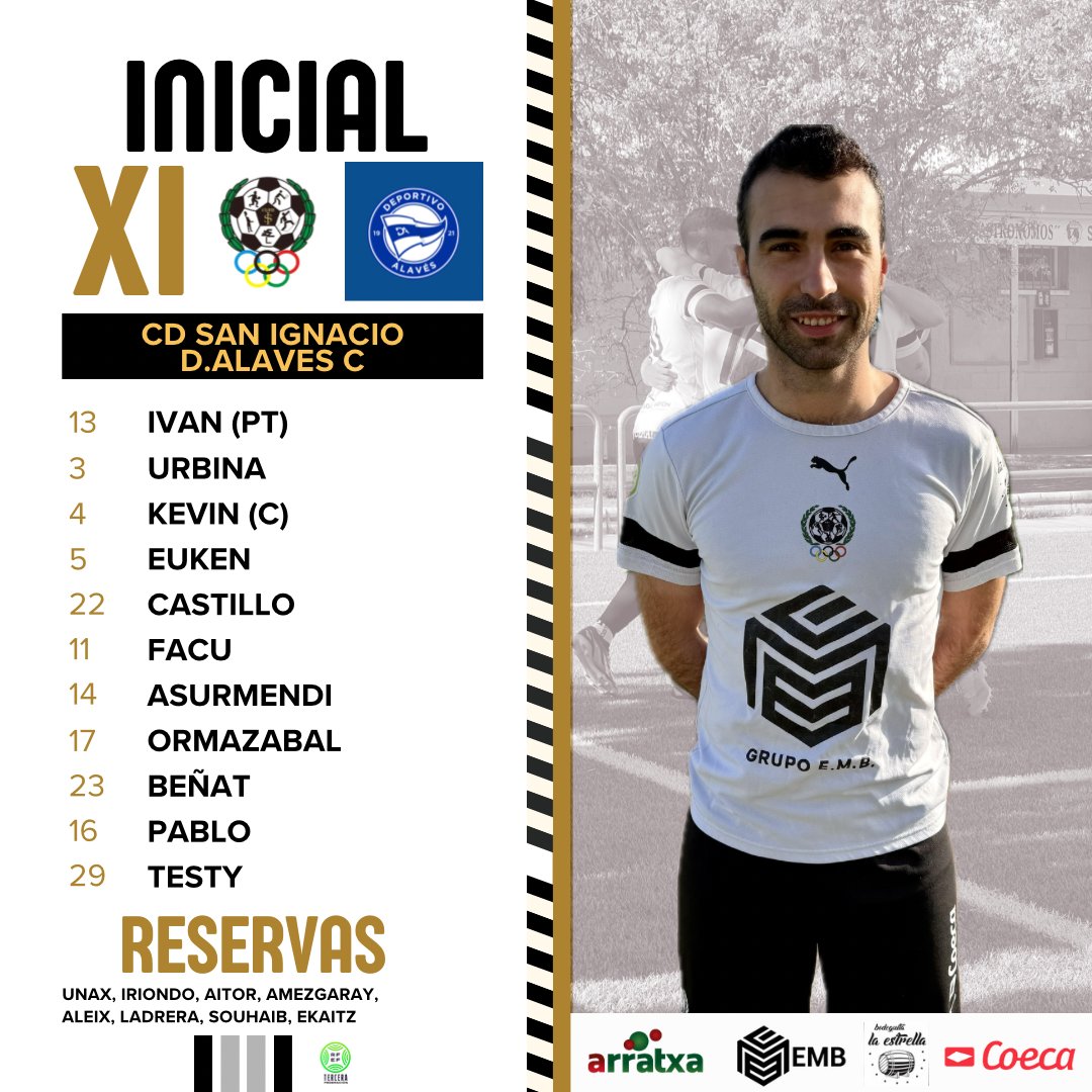 CDSANI's tweet photo. XI que presenta Aritz Castro en Astrónomos 

#gogorsani #sanialavesc https://t.co/YGEhDLRgn1