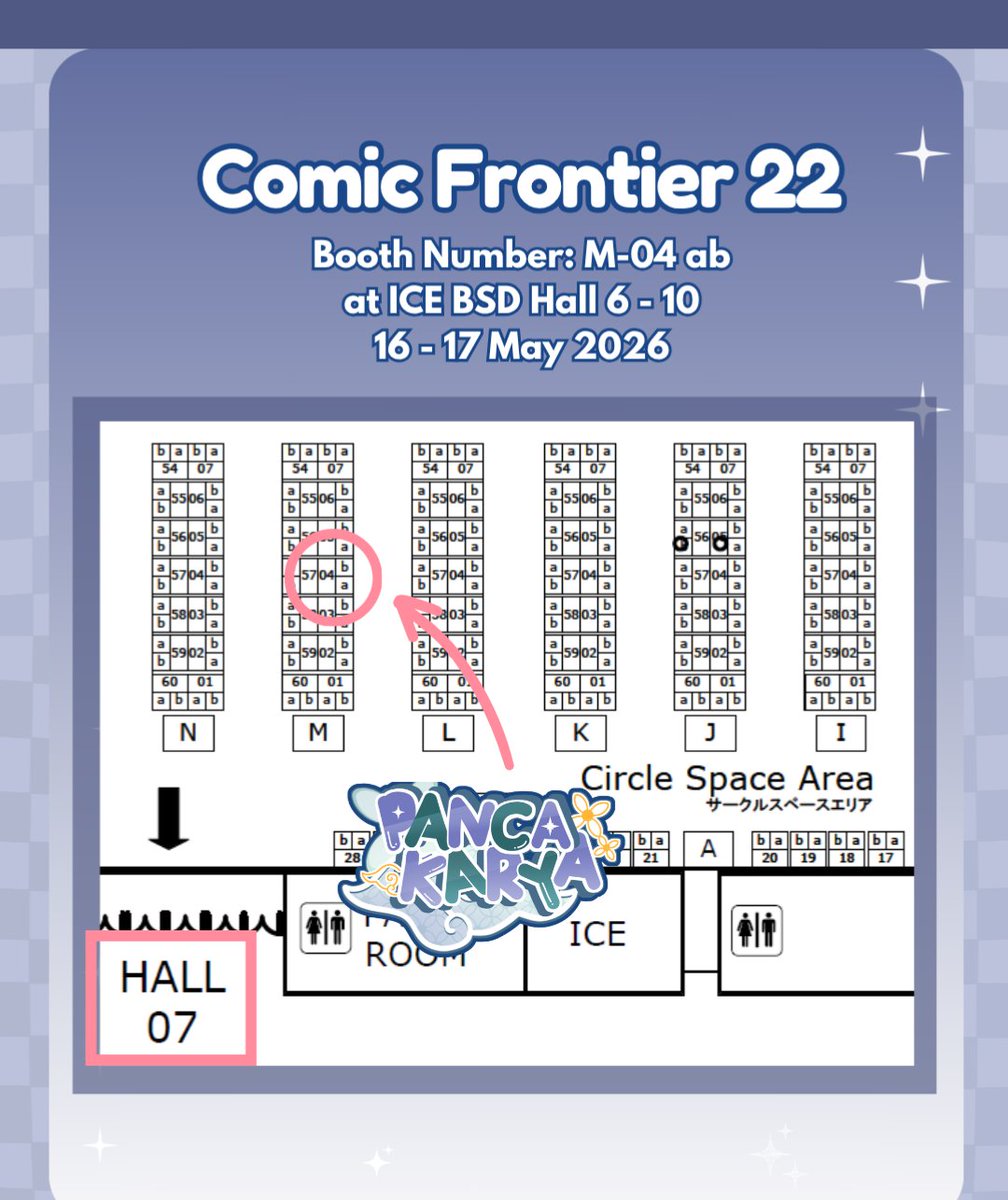 [❤️&amp;🔄 very appreciated🫶]

Hallo~
YumeStore's Catalog #VERSA ⭐ in #Comifuro22 

🗓️: 16 - 17 May 2026
📍: ICE BSD Hall 6-10, BOOTH <a href="/pancakaryamerch/">Pancakarya【CF22 - M04 ab】📌</a> : M-04 ab (Both days)

Yuk mampir buat jemput abang" ganteng ini 💕

#UNIVERSA #VERKARYA #comifuro22catalogue
