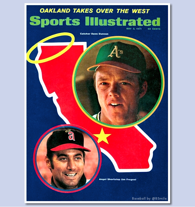BSmile's tweet image. "Oakland Takes Over The West" - Dave Duncan &amp;amp; Jim Fregosi (Sports Illustrated - May 3, 1971) #MLB #Baseball #Angels #Athletics