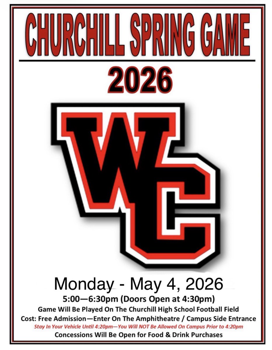 csa_wc's tweet photo. Monday May 4th
@WC_ChargersFB 
Spring Game will be played on the WC football field!
Doors open at 4:30pm
5pm game

Concessions will be open
&amp; CSA will be selling WC merchandise! 

See you there Chargers!! https://t.co/Pw4beUS158