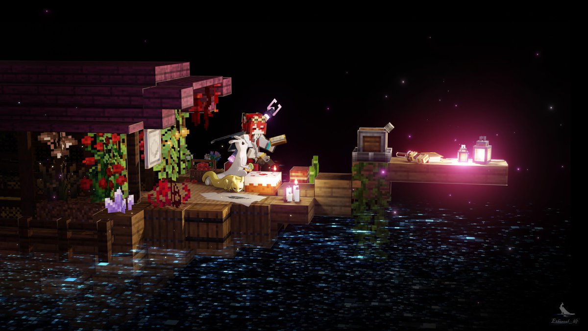 Moraq_'s tweet photo. #Minecraft 
#Rainworld 
“So, you little guys are from another side of the void?”

Create Aeronautics is so amazing 

A simple rendering in Blender for the beautiful End Sea, and I thought about fish something, maybe a creature I once...

Wait we really get a slugcat on diagram https://t.co/vcdQ05TZQf