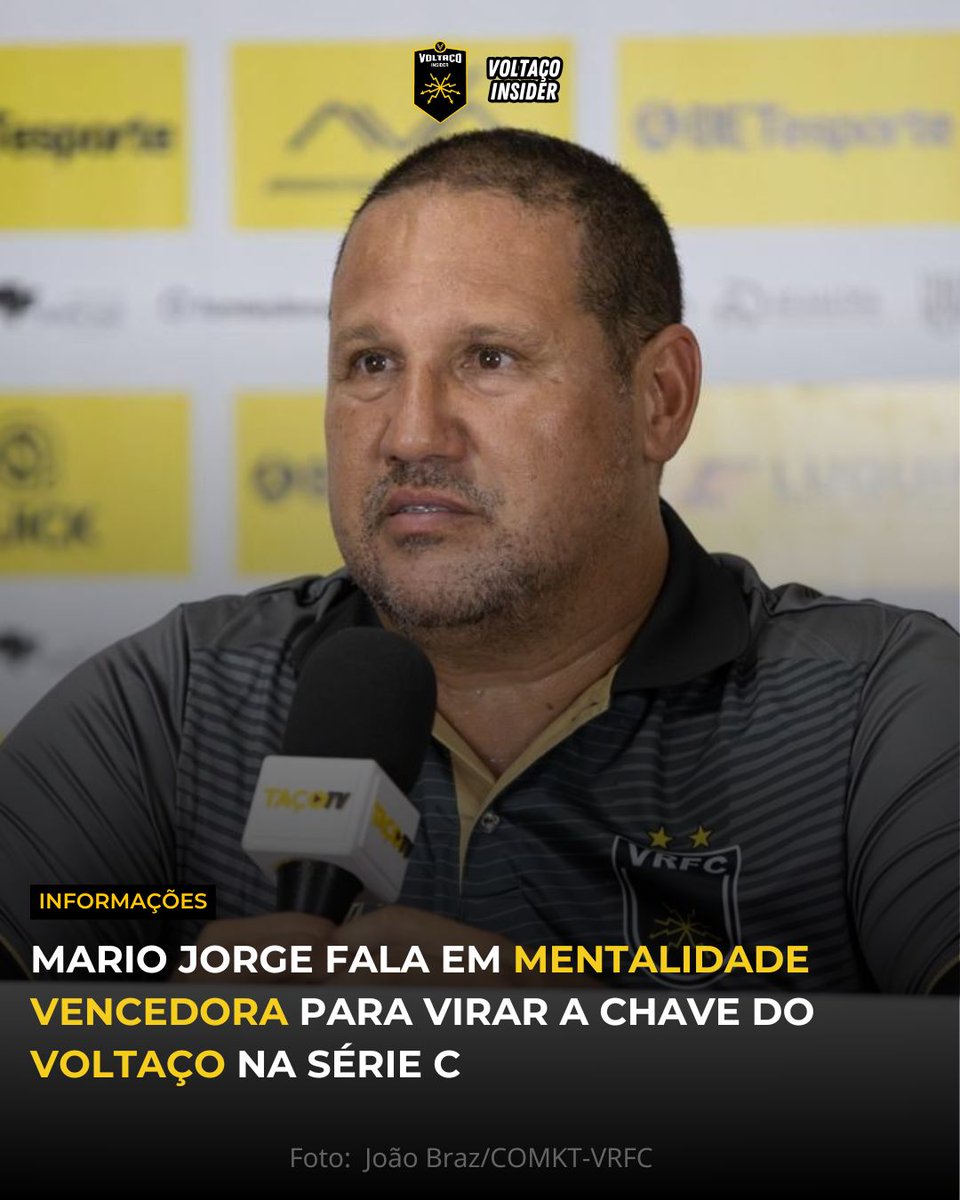 🎙️  | Fala, professor!

Em coletiva de apresentação, Mário Jorge fala em criar "mentalidade vencedora" para virar a chave do Voltaço.

"Espero que ao longo desse processo eu consiga criar essa mentalidade [...] e precisamos nos recuperar, já foi batido um papo sobre isso"