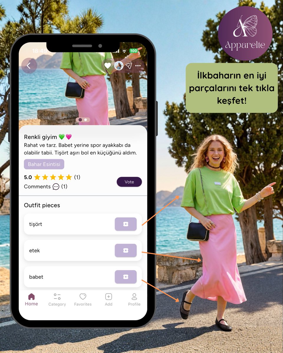 apparelte's tweet photo. İlkbaharın enerjisi stiline yansısın 🌸💚

Apparelte ile kombinindeki her parçayı tek tıkla keşfet, tarzını zahmetsizce tamamla! ✨👗👜

👉🏻 Linkli kombinler Apparelte’de! 

outfit inspo style https://t.co/cqGujRAvw3